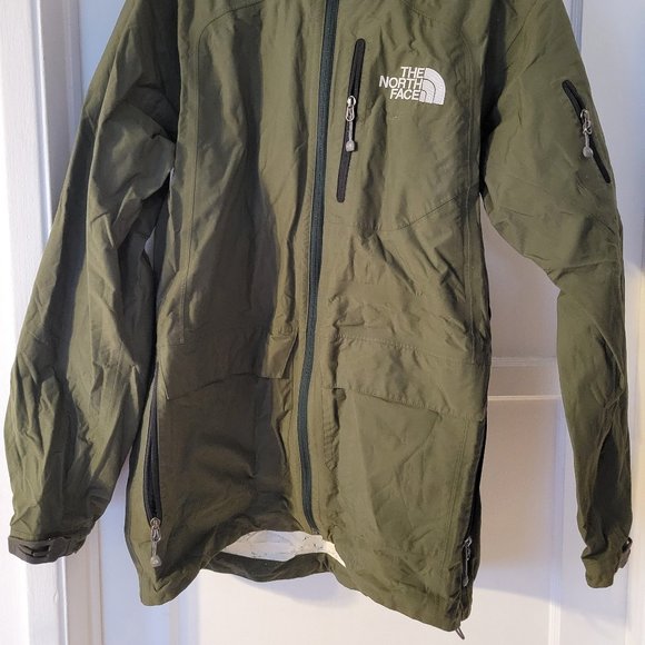 The North Face Summit Series Shell Water Jacket Olive Green Sample Size Medium - Picture 3 of 9